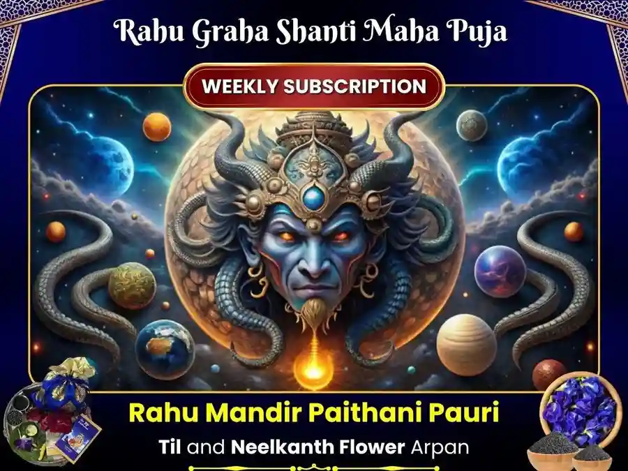 Rahu Paithani Mandir Uttarakhand Weekly Til & Nil Pushpa Daan Utsav Kriya